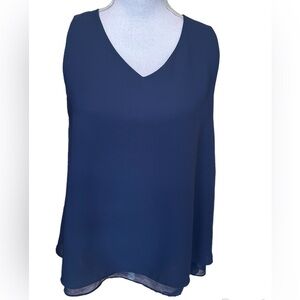 EST 1946 Navy Sleeveless Lined Top